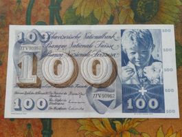 SUISSE  100  Francs  1971  (0962)  Billet