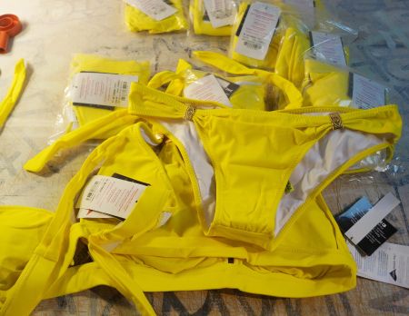 12 Teile Bikini PHAX gelb Grösse xs bis xl   Lycra NEU