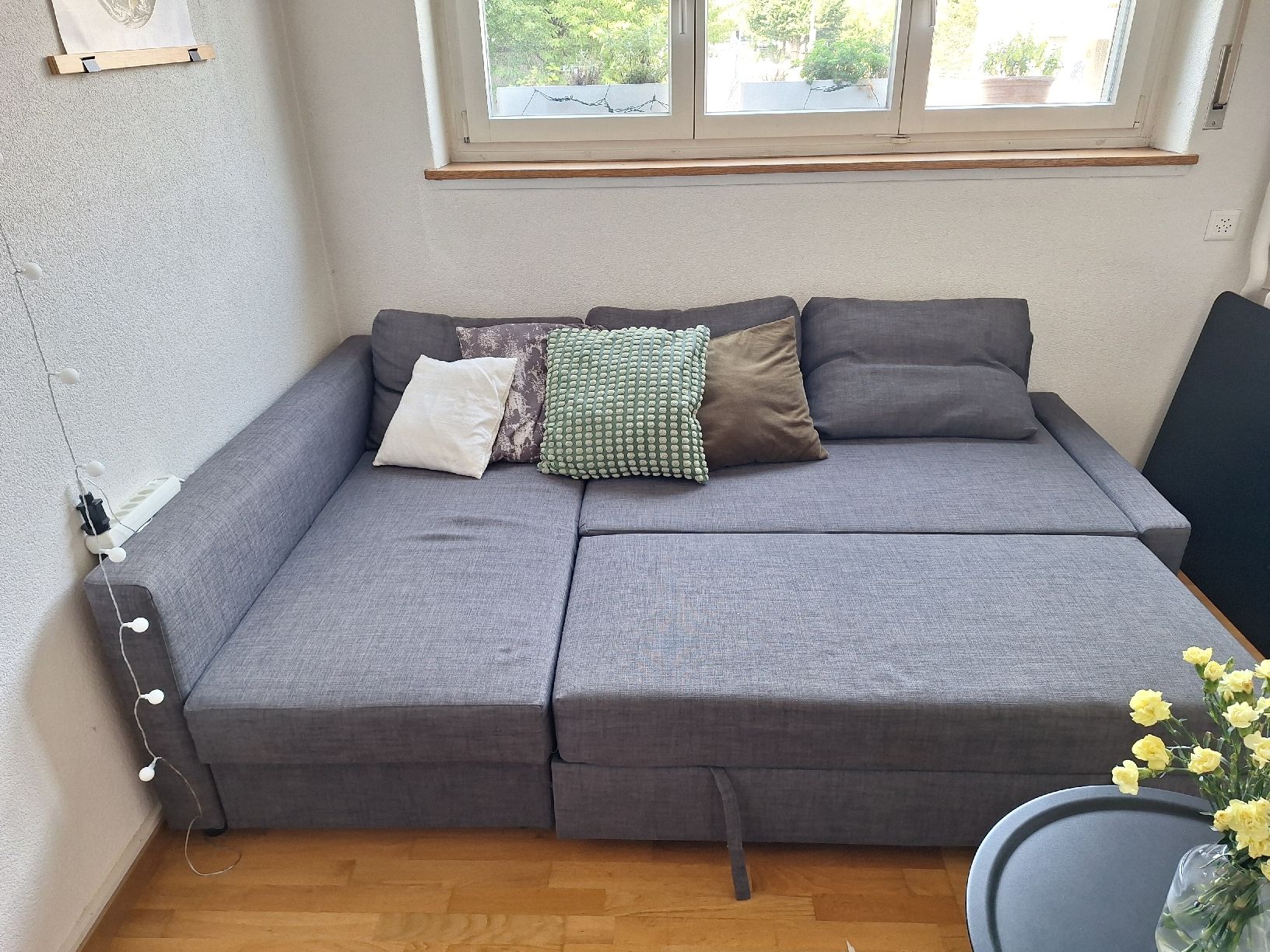 Ikea Sofas: graues Eckbettsofa – D'occasion à Bern par Michellee. 1