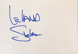 Leland Sklar Bassist Autogramm signiert Karte 10x15cm