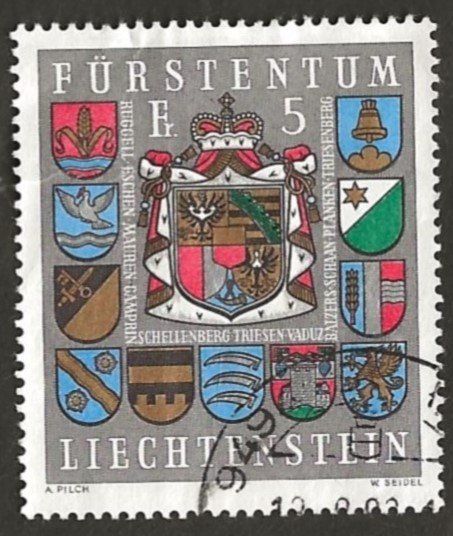Tutti i francobolli: Briefmarken Liechtenstein 1973 – Usato da Susten venduto da lmf_98wh