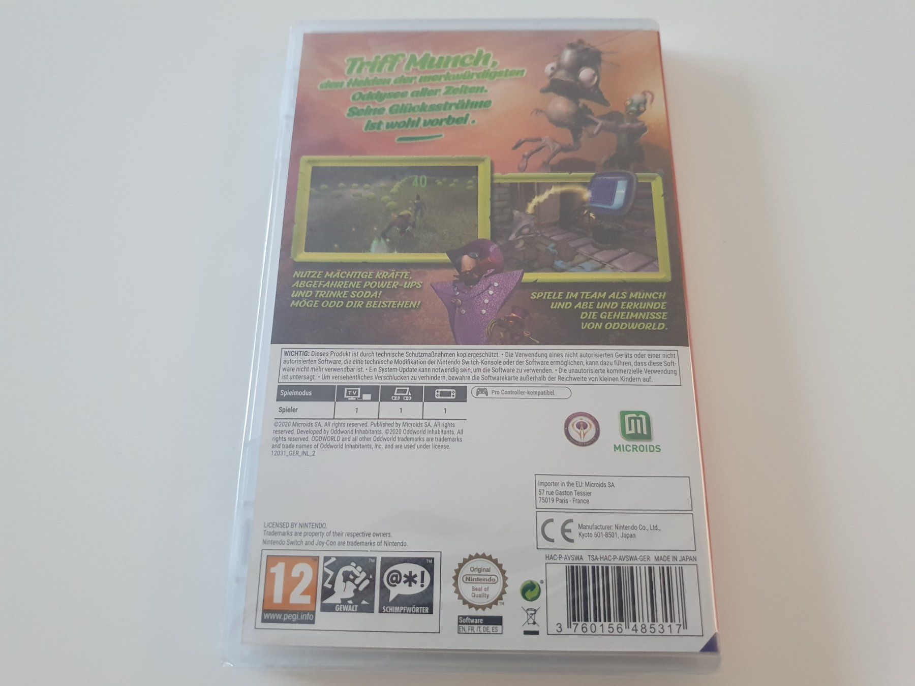 Giochi: Oddworld: Munch's Oddysee (Switch, OVP) – Nuovo e nell'imballaggio originale da Puidoux venduto da Svreber 1