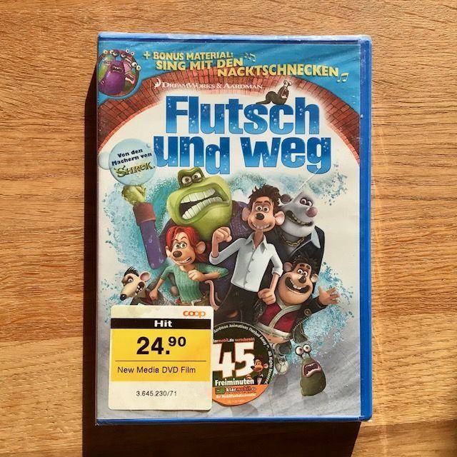 Tutti i DVDs: Flutsch und Weg DVD – Nuovo e nell'imballaggio originale da Salmsach venduto da Fxwg