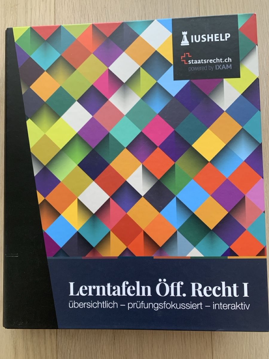 Raccoglitori: Öff. Recht I Lerntafeln – Usato da Winterthur venduto da lea_96p7