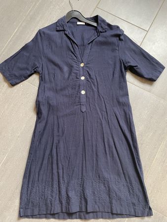 Leinen Tunika blau S
