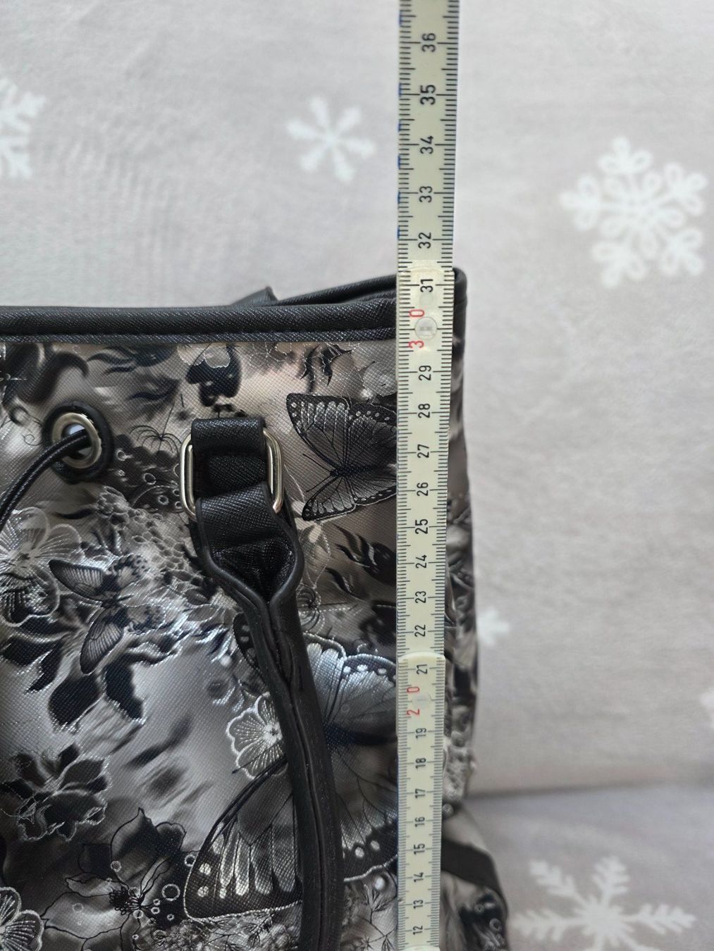 Borse da donna: Schöne Handtasche mit Schmetterlings Muster – Nuovo (secondo la descrizione) da Steffisburg venduto da ang_7fcj 6