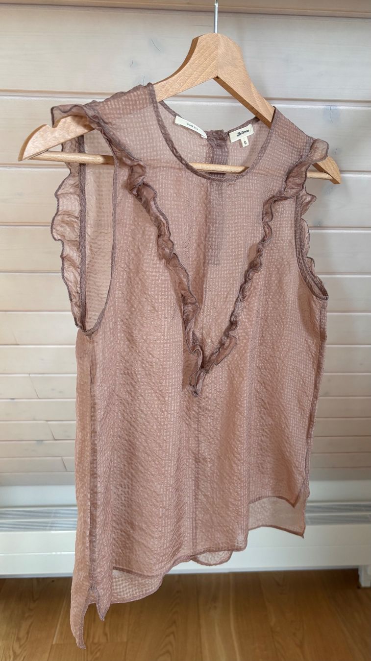 Bellerose Chemisiers: Bellerose silk sleeveless blouse – Neuf (Voir description) à Kilchberg ZH par ben_pc68 3