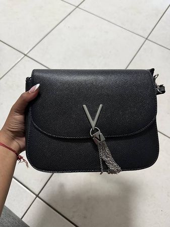 SCHWARZE UMHAENGETASCHE MIT KETTE VALENTINO