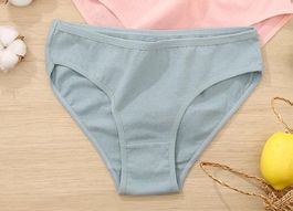 NEUER uni olivegrüner Slip Baumwolle Gr. XS - 224079
