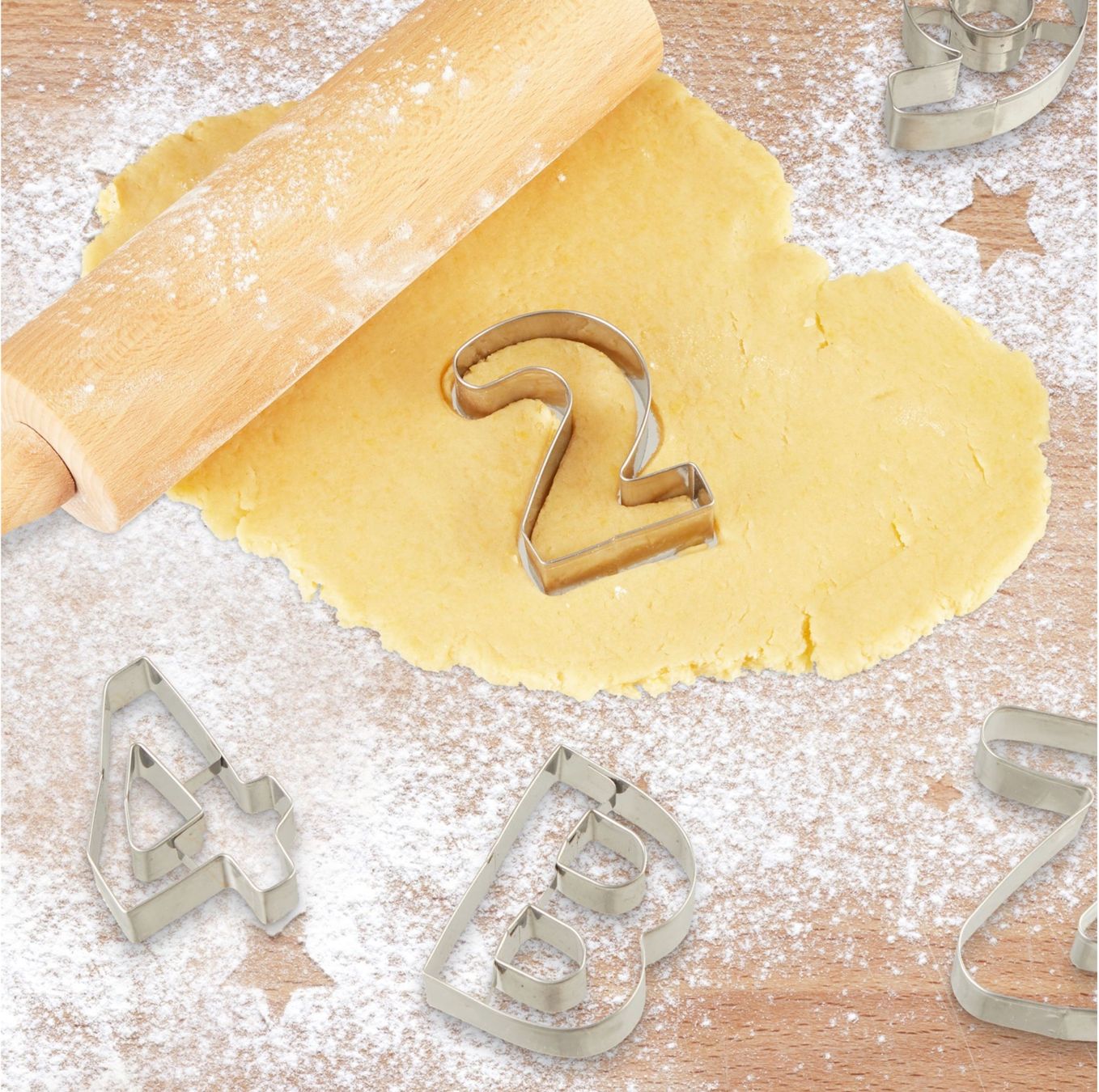 Teglie da forno: Plätzchen Ausstecher Buchstaben & Zahlen – Nuovo e nell'imballaggio originale da Bülach venduto da StoreInShopOutlet 1