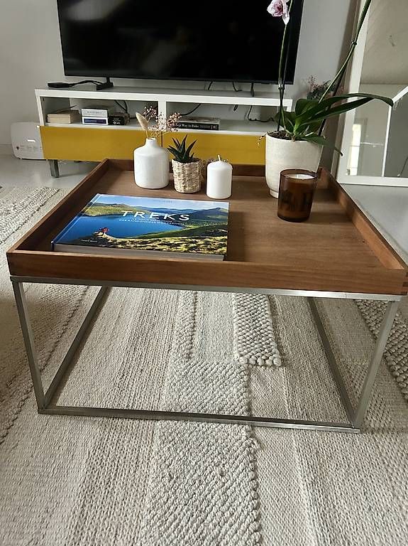Tavoli: Table basse design bois & métal  Excellent état – Usato da Founex venduto da cel_9rqq 1
