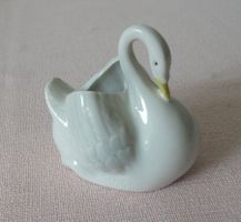 Porzellan Schwan mit Stempel