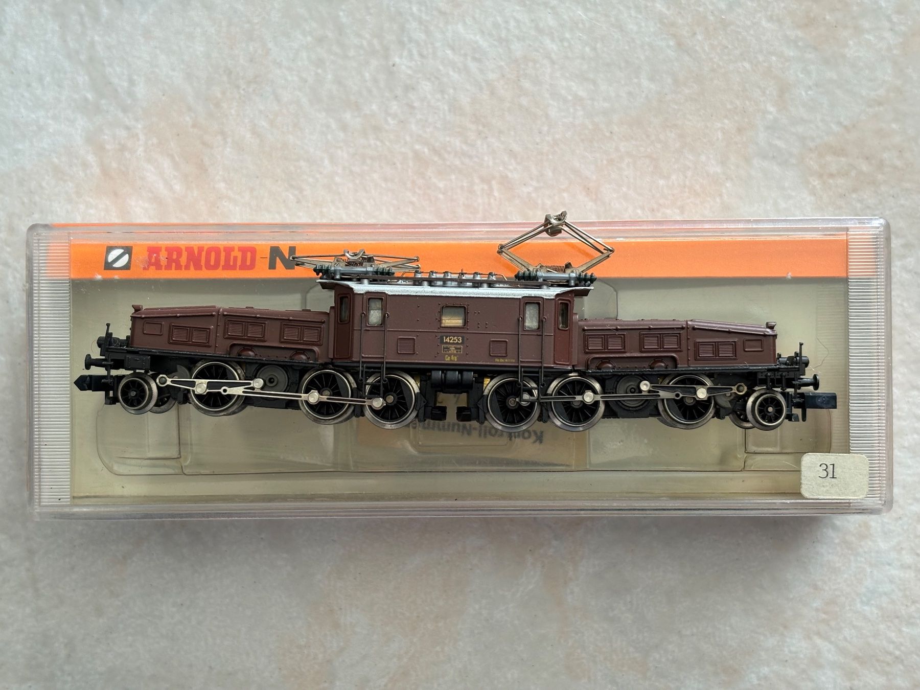 Arnold Modellini di ferrovie: Arnold 2468 Elok Kroko Braun SBB – Usato da Hauterive NE venduto da eriamch