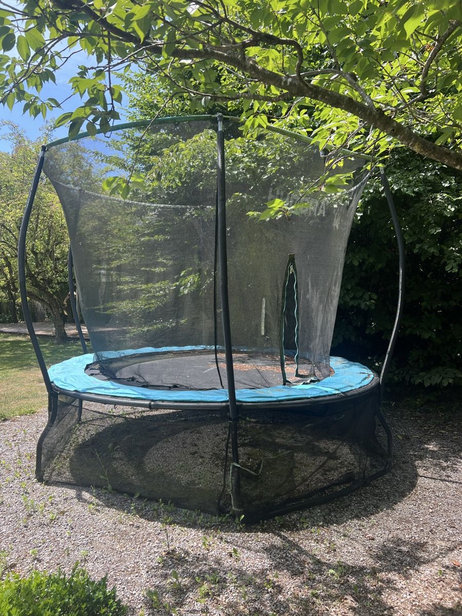 Hudora Trampolini: Trampoline Hudora with safety net diameter 305 cm used – Usato da Zollikofen venduto da sab_72jb