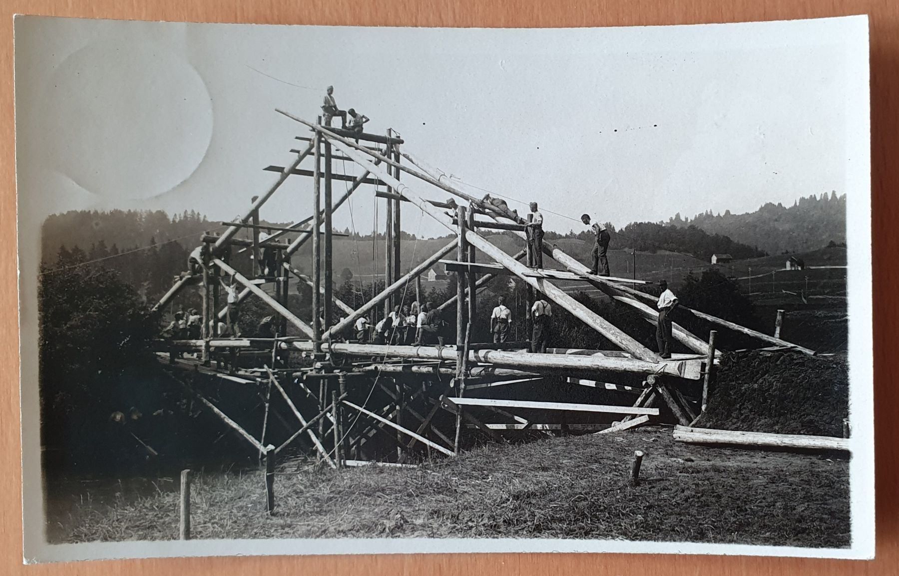 Ansichtskarten: Brugg - Brückenbau - Militär, TOP – Gebraucht aus Kreuzlingen von Rschweiz1