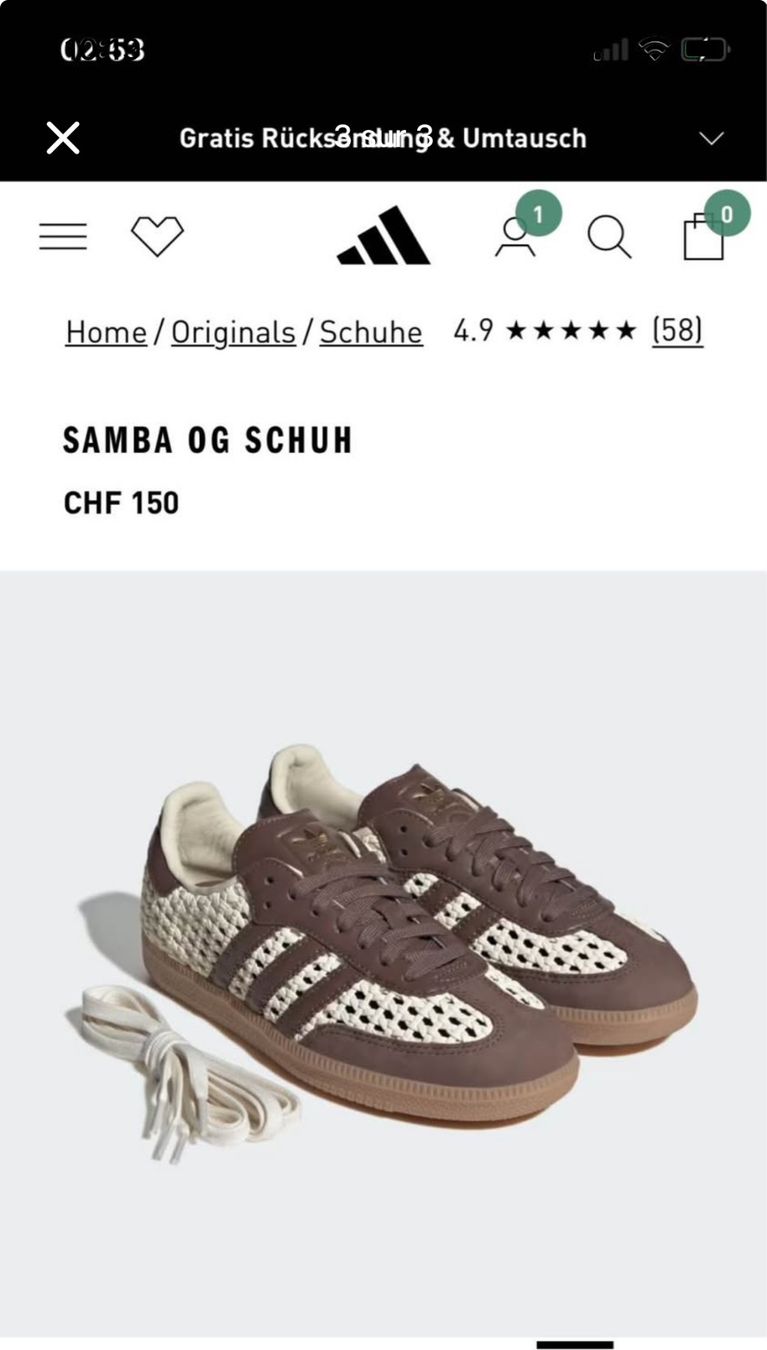 Adidas Chaussures femmes: Adidas Samba OG – Neuf avec emballage d'origine à Chardonne par ray_p6hl 2