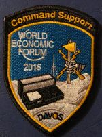 Polizei Abzeichen Badge WEF DAVOS  2016 neu Klett