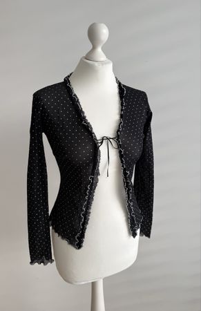 Jäckchen/Bluse Polkadot Style Gr. XS