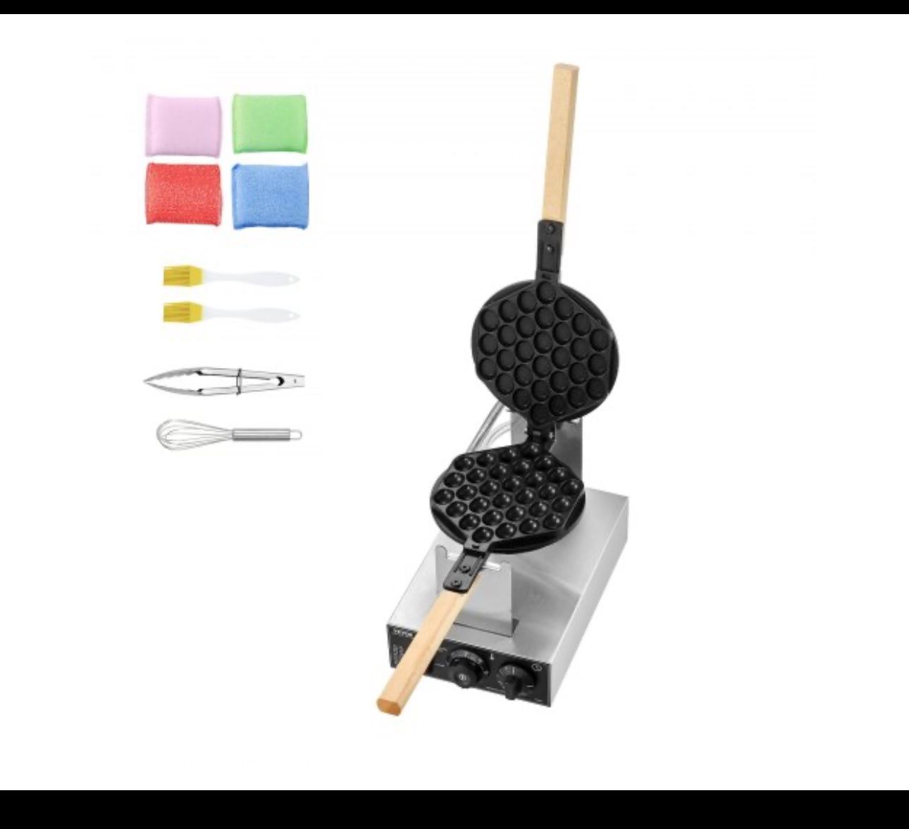 Küchengeräte: Bubble Waffle Maker Eierwaffel 1400W Waffeleisen 50-250°C – Neu und originalverpackt aus Amriswil von JaJa-Express 8