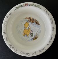Schüssel Kinderteller Winnie Pooh und Schweinchen Porzellan