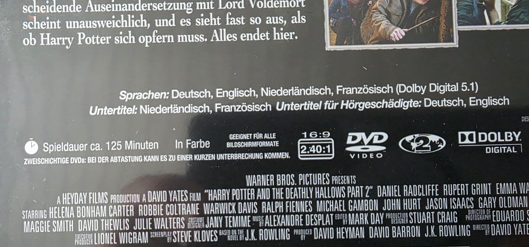 Tutti i DVDs: DVD / Harry Potter Complete Collection 8 Filme – Usato da Oetwil am See venduto da fineli2 2