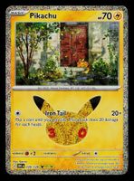 Pikachu 039/128 Pokemon 30th Celebration EN