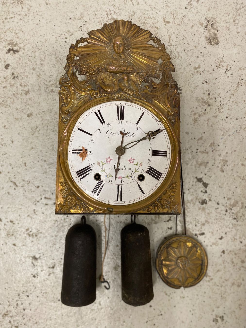 Orologi da terra & Orologi da parete: Wanduhr mit Pendel und Gewichten – Usato da Zürich venduto da 888simon888 1