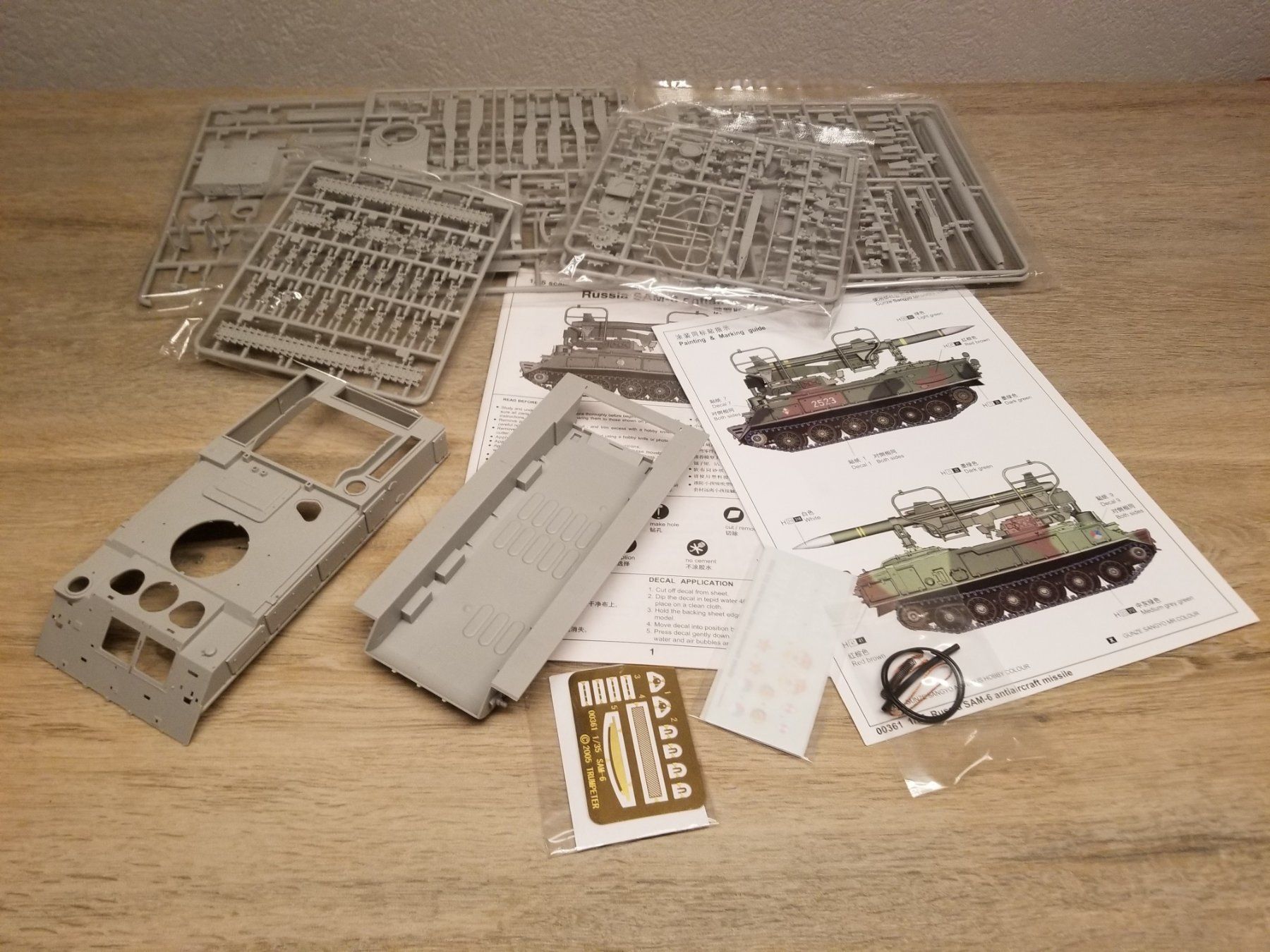 Modellbausätze & Standmodelle: Trumpeter 00361 SAM-6 Antiaircraft Missile – Neu und originalverpackt aus Schwadernau von Blueray 2