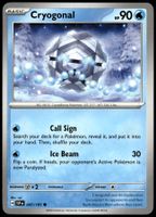 Pokémon Cryogonal 047/191   SV08 Surging Sparks