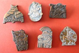 Basler Fasnacht Kupfer 1946, 49, 52, 55, 57, 58