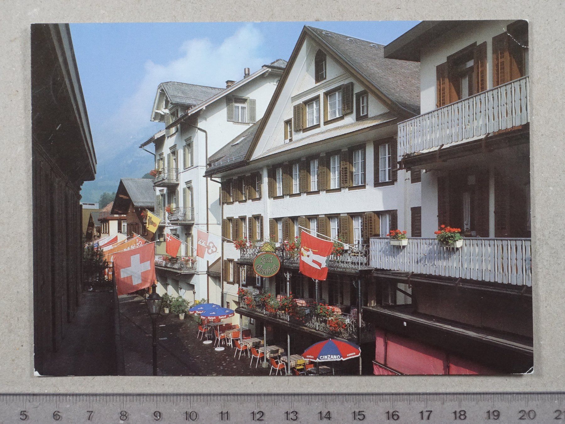 Cartoline postali: Engelberg, Hotel Restaurant Engelberg, 1992 – Usato da Lenzburg venduto da fh1