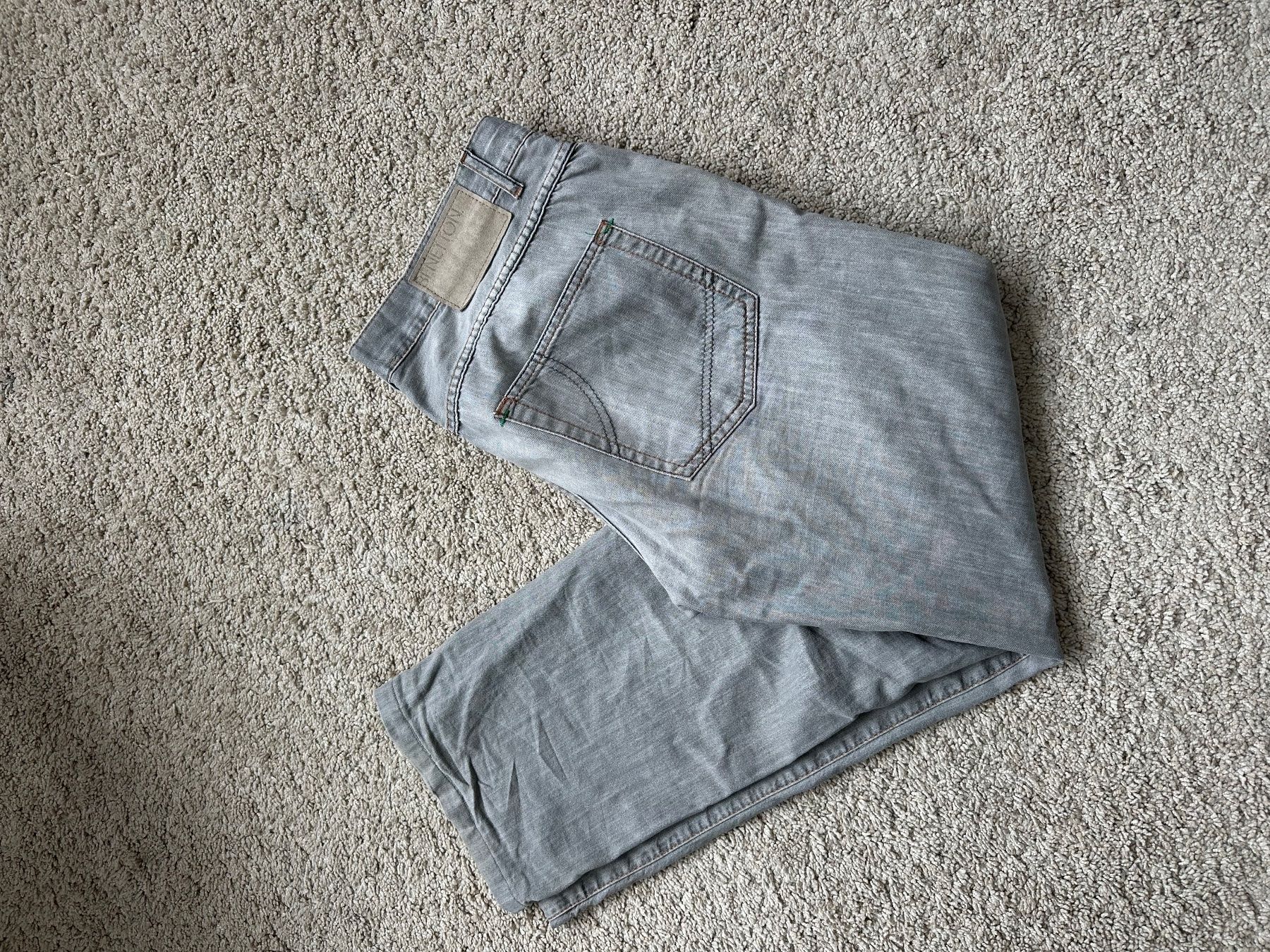 Benetton Jeans: Graue Benetton Jeans, Regular Fit, Gr. W35 – Usato da Basel venduto da Oloir 5