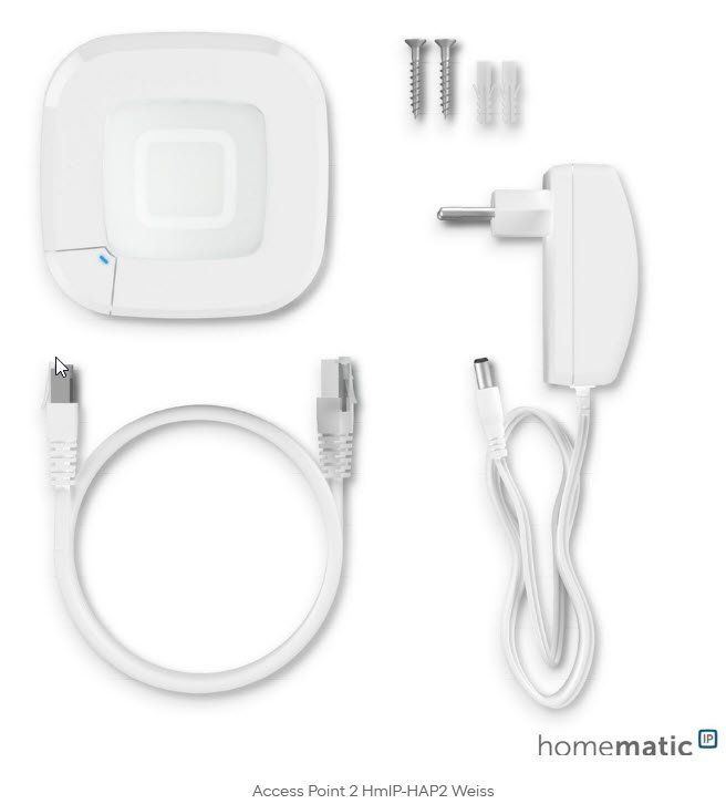 Homematic Componenti elettronici: Homematic IP Access Point 2 HmIP-HAP2 Weiss – Nuovo (secondo la descrizione) da Rüegsauschachen venduto da Hef401 3