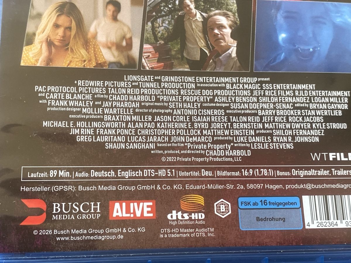 Tous les DVDs: Private Proberty – D'occasion à Burg AG par Lobo016 2