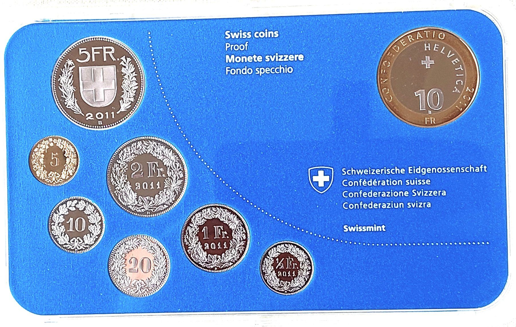Tutti le monete: CH - Münzsatz 2011 pp – Nuovo (secondo la descrizione) da Arch venduto da repros 2