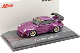 PORSCHE 911 (993) RWB violett métallic 1:43 von SCHUCO Pro-R