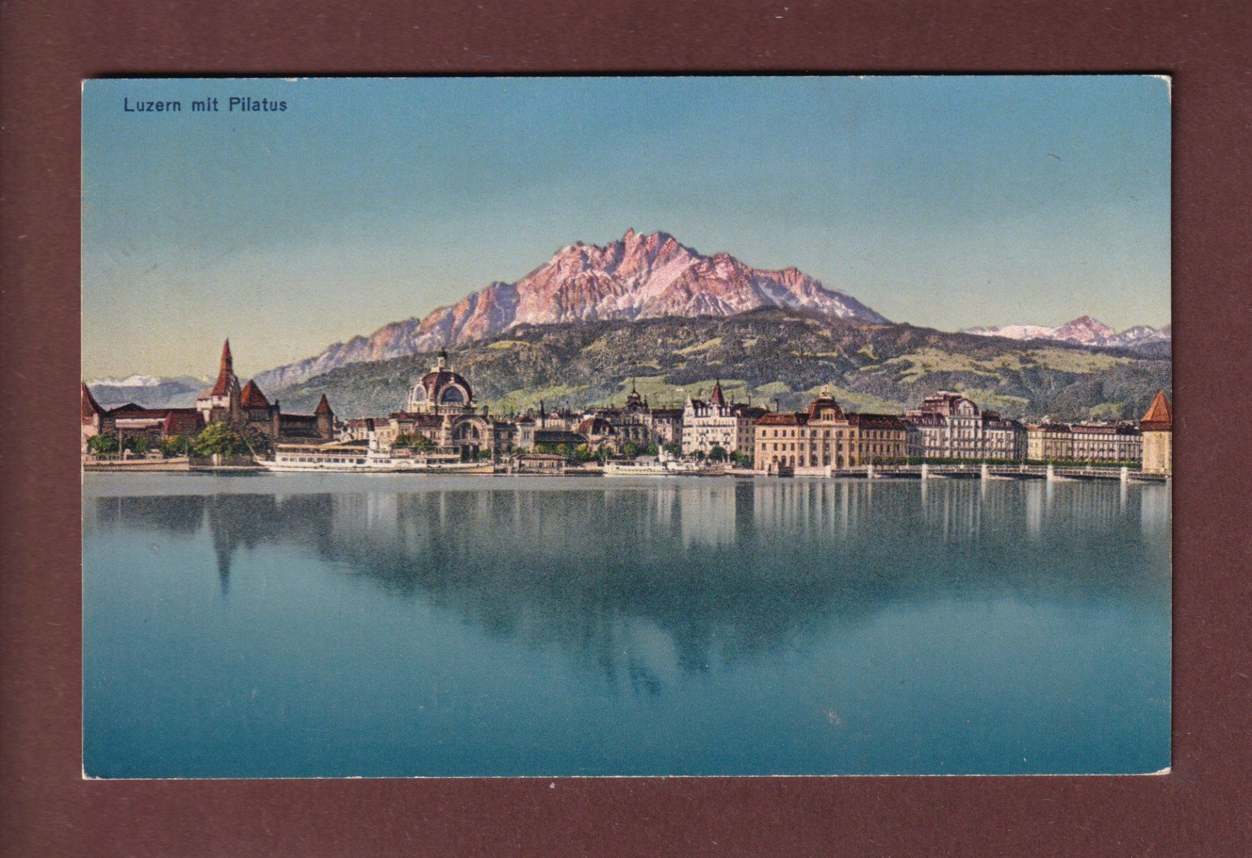 Cartoline postali: LUZERN und Pilatus - Feldpost – Usato da Pully venduto da nicecards-shop