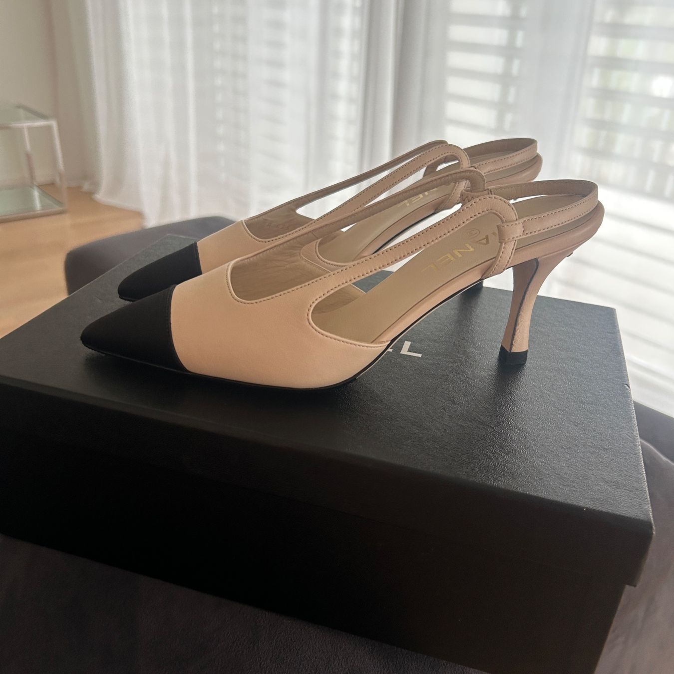 Chanel Scarpe da donna: Chanel Slingback 37,5 NEW – Nuovo e nell'imballaggio originale da Schaffhausen venduto da missclichy 5