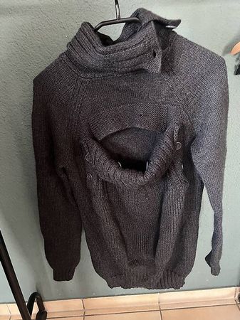 LoktuShe Merinowoll Tragepulli anthrazit Gr. S