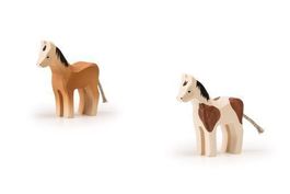 Kl. Pferd, kl. Pinto, 6,5cm, Trauffer, neu, Preis pro Pferd