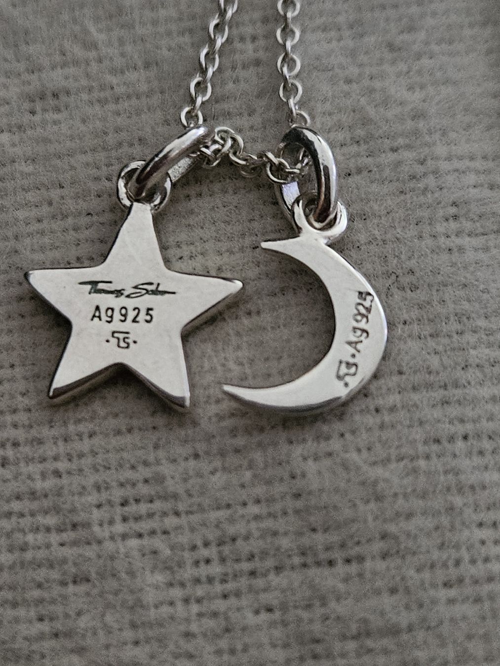 Thomas Sabo Catenine: Thomas Sabo Stern Mondsichel Kette Silber – Usato da Bern venduto da Sabulise 3