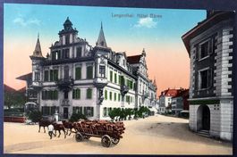 LANGENTHAL Hôtel Bären - Pferde-Fuhrwerk