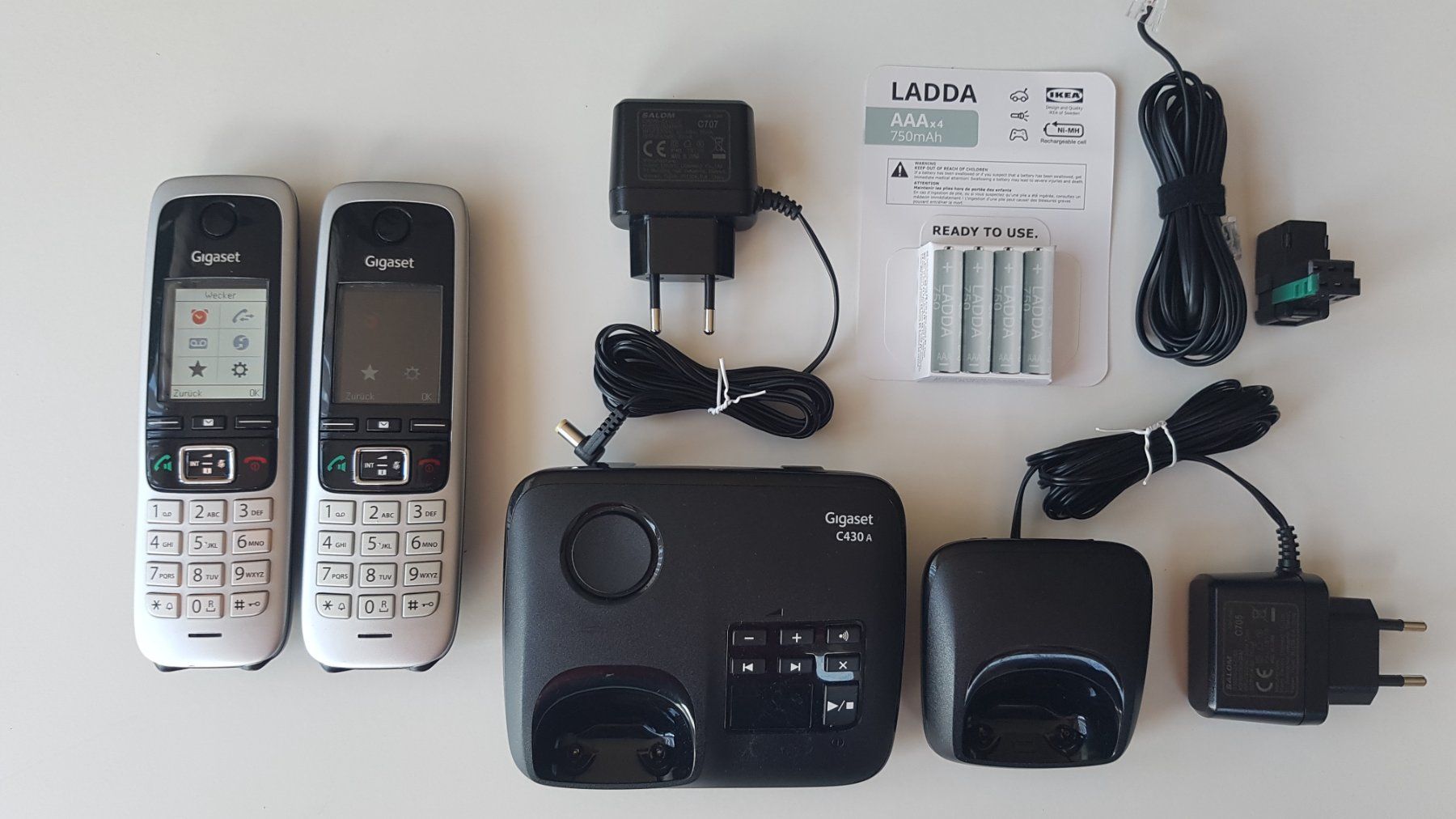 Gigaset Telefone: Gigaset C430A Duo mit Anrufbeantworter – Gebraucht aus Boll von Dajufa 5