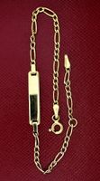 14 Karat Kinderarmkette aus Gold 