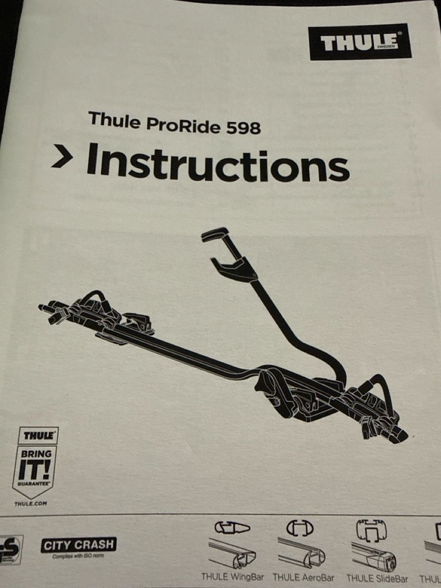 Thule Barres de toit: Fahrradträger 1x Thule ProRide 598 – D'occasion à Uitikon-Waldegg par alvons01
