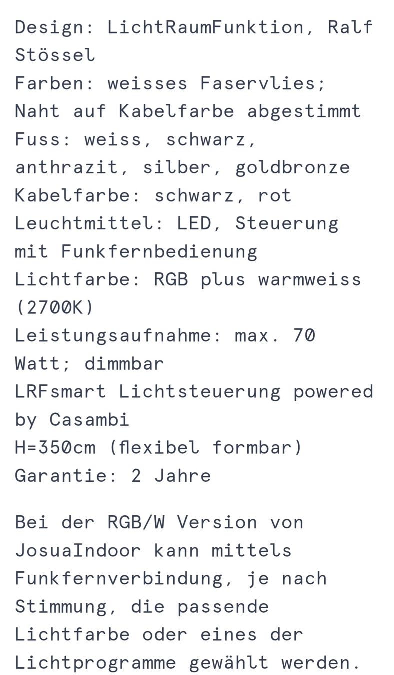 Lampade: Luminaire Joshua LED – Usato da Zollikerberg venduto da ren_q7gc 2