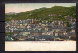 St. Gallen vom Rosenberg SG, 1906, ʘ St. Gallen+Glarus