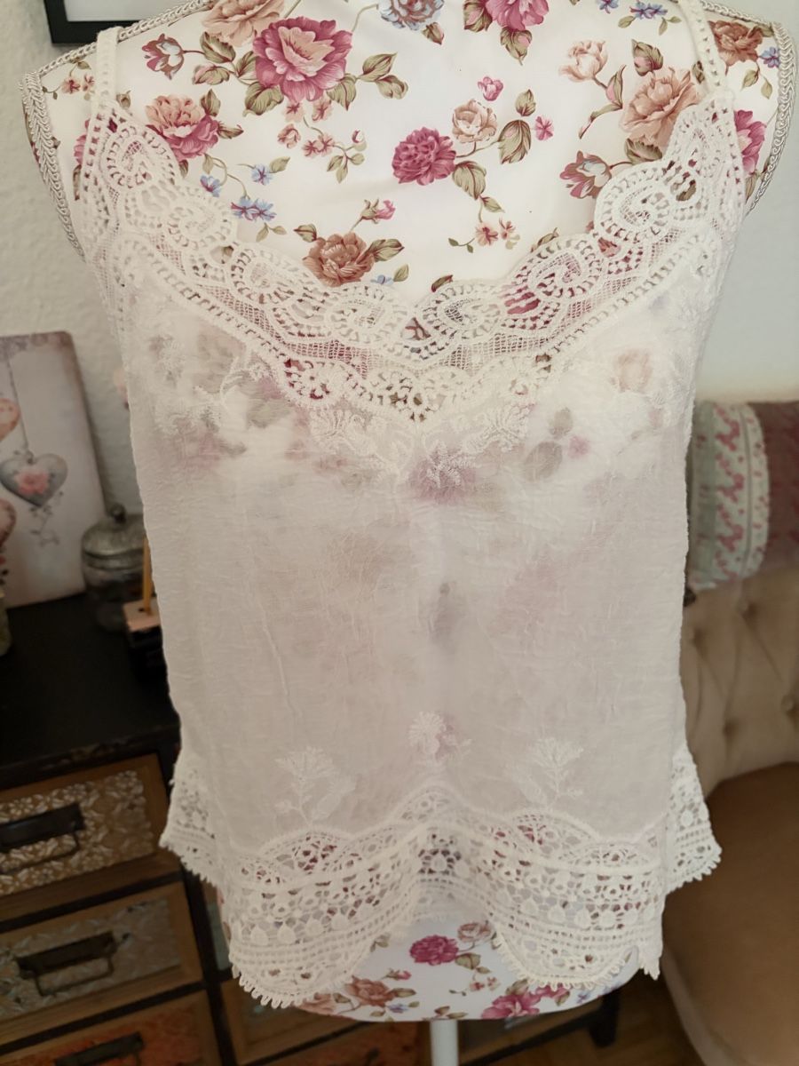 Top: Neues Baumwolle Spitzen Top Gr S – Nuovo e nell'imballaggio originale da Schönenberg ZH venduto da Pfupfli1 4
