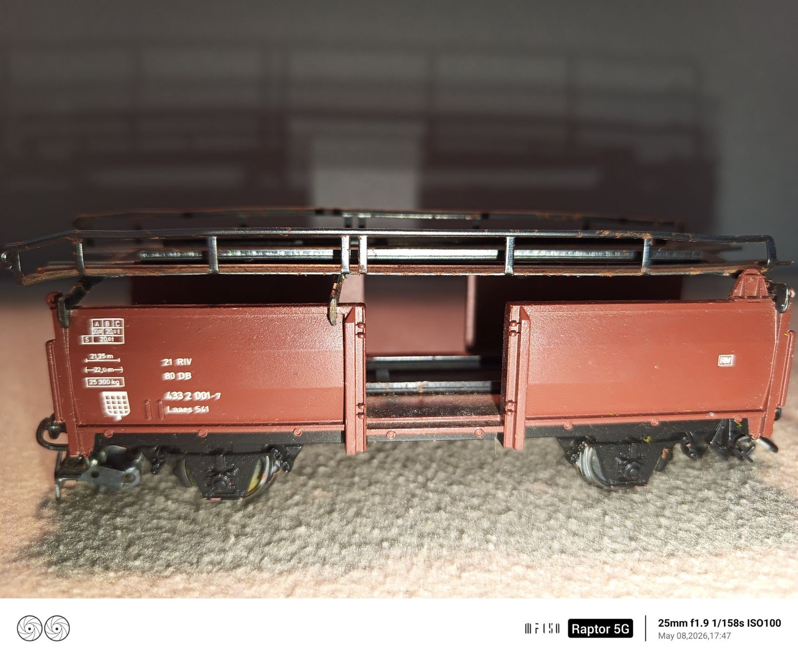 Märklin Modellini di ferrovie: DB Laaes 541 – 433 2 001-7 – Usato da Bäch SZ venduto da inf_jgc8