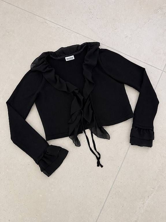 Giacche: Cardigan mit Rüschendetails Gr. XS – Usato da Merlischachen venduto da GlamGarb
